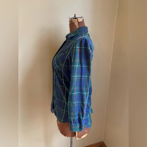 Madewell flannel, classic fit flannel plaid shirt - Picture 6 of 7